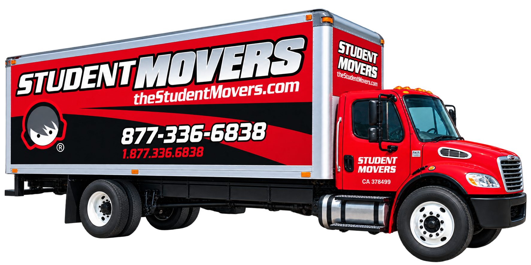 Student Movers moving truck